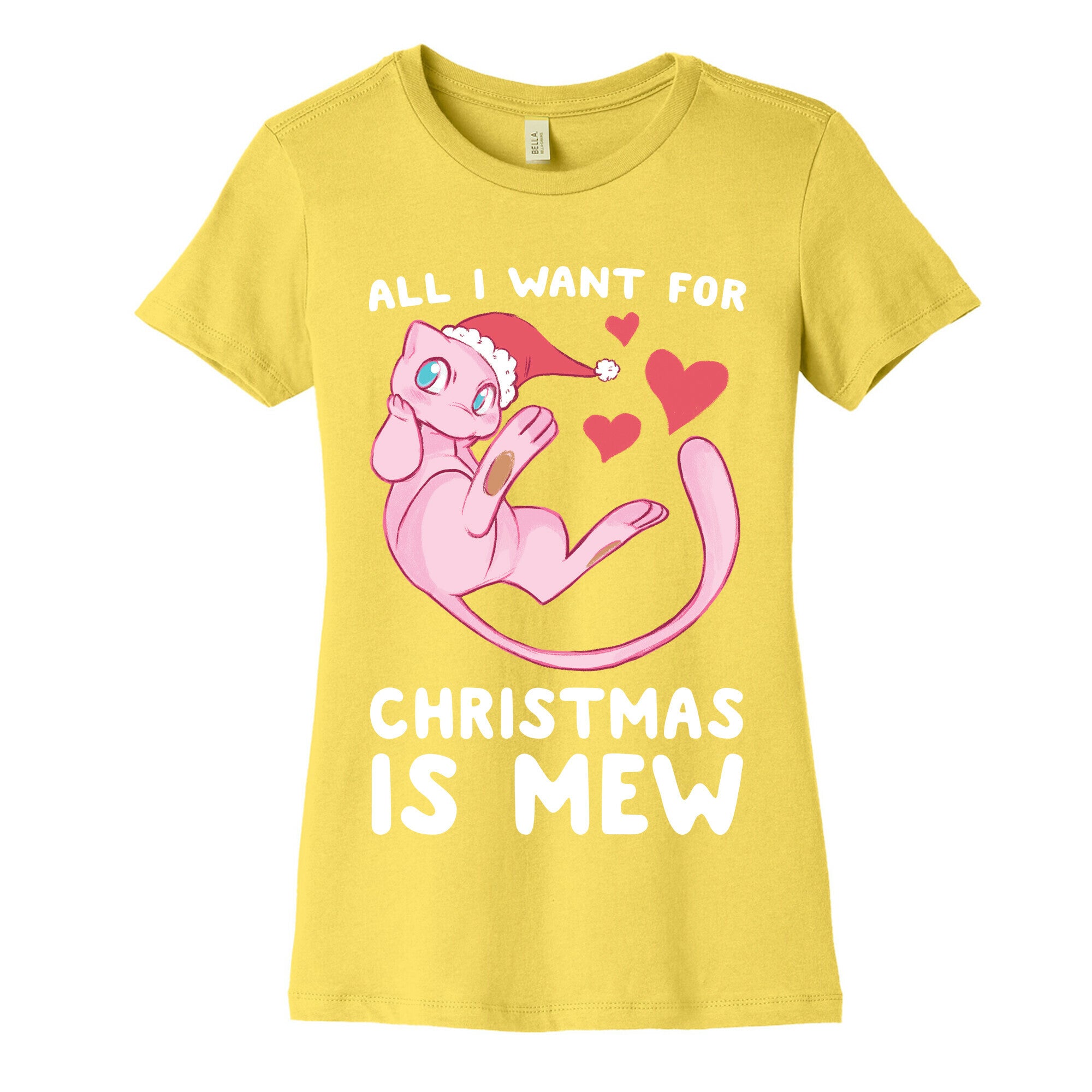 All I Want for Christmas is Mew Women's Cotton Tee